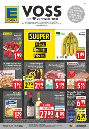 EDEKA Discounter Prospekt der aktuellen Woche mit 28 Seiten, gültig von 14.09.2026 bis 19.09.2026, in Spenge und Umgebung Aktueller EDEKA Discounter Prospekt in Spenge und Umgebung, "Aktuelle Angebote" mit 28 Seiten, 14.09.2026 - 19.09.2026