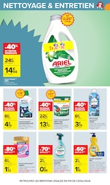 Promos Ariel dans le catalogue "LE MOIS MONOPOLY" de Carrefour Ariel en promo dans le catalogue Carrefour à la page 58