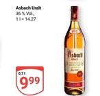 Uralt im Angebot bei GLOBUS in Maintal Uralt Angebote von Asbach bei GLOBUS Maintal für 9,99 €