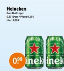 Pure Malt Lager Angebote von Heineken bei Trink und Spare Gladbeck für 0,99 €