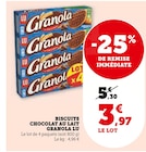 Promo Biscuits chocolat au lait Granola à 3,97 € dans le catalogue Super U à Sainte-Marie-aux-Mines