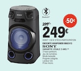 Enceinte Highpower MHCV13 - Sony en promo chez E.Leclerc Enceinte Highpower MHCV13 - Sony dans le catalogue E.Leclerc