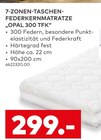 Aktuelle Tasche Angebote bei porta Möbel in Bielefeld Aktuelles 7-Zonen-Taschen-Federkernmatratze „Opal 300 TFK“ Angebot bei porta Möbel in Bielefeld ab 299,00 €