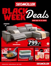 Glas im Segmüller Prospekt in Bergheim Aktueller Segmüller Prospekt mit Glas, "BLACK WEEK DEALS", Seite 1