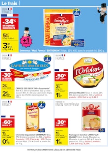 Promo Emmental dans le catalogue Carrefour du moment à la page 48