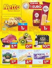 Aktueller Netto Marken-Discount Prospekt mit Spargel, "Aktuelle Angebote", Seite 1