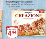 Aktuelles Original Wagner Pizza Creazione Angebot bei GLOBUS in Siegen (Universitätsstadt) ab 4,44 €