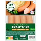Saucisses de Francfort à Carrefour Market dans Clans Saucisses de Francfort à Carrefour Market dans Clans