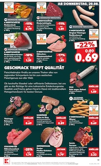 Steak im aktuellen Kaufland Prospekt (Rostock) Steak im Kaufland Prospekt "Hier bin ich richtig" mit 63 Seiten (Rostock)