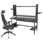 Gamingschreibtisch und -stuhl schwarz Angebote von FREDDE / MATCHSPEL bei IKEA Kleve für 498,00 €