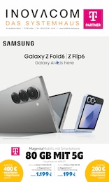 inovacom Prospekt: "Galaxy Z Fold 6 / Z Flip6", 8 Seiten, 01.08.2024 - 31.08.2024