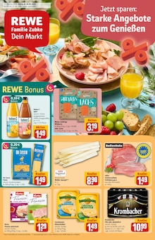 REWE Schönberg Prospekt der aktuellen Woche, gültig von 18.05.2026 bis 23.05.2026 Aktueller REWE Schönberg Prospekt "Dein Markt" mit 32 Seiten