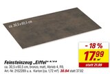 Feinsteinzeug „Eiffel“ im Angebot bei toom Baumarkt in Schweinfurt Feinsteinzeug „Eiffel“ Angebote bei toom Baumarkt Schweinfurt für 17,99 €
