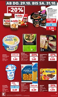 Nutella im Kaufland Prospekt "Hier bin ich richtig" mit 80 Seiten (Göppingen)