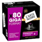 Capsules de café "Giga Format" - CARTE NOIRE en promo chez Carrefour Market Dijon à 16,79 €