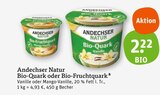 Bio-Quark oder Bio-Fruchtquark Angebote von Andechser Natur bei tegut Würzburg für 2,22 €