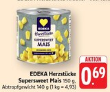 Supersweet Mais im Angebot bei EDEKA in Heidelberg Supersweet Mais Angebote von EDEKA Herzstücke bei EDEKA Heidelberg für 0,69 €