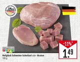 Aktuelle Braten Angebote bei Marktkauf in Heilbronn Aktuelles Schweine-Schnitzel oder -Braten Angebot bei Marktkauf in Heilbronn ab 1,49 €