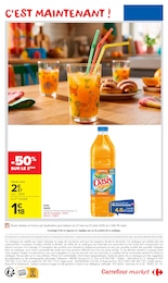 Prix et réduction Oasis dans le prospectus Carrefour Market en cours Offre Oasis dans le catalogue Carrefour Market du moment à la page 16