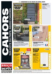 Catalogue Bricolage Brico Dépôt en cours à Gourdon et alentours, "CAHORS", 4 pages, 12/04/2024 - 25/04/2024
