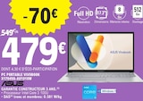 PC Portable Vivobook X1704VA-AU1018W - ASUS en promo chez E.Leclerc Saintes à 479,00 €