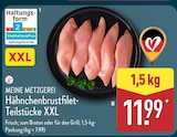 Hähnchenbrustfilet-Teilstücke XXL Angebote von MEINE METZGEREI bei ALDI Nord Goslar für 11,99 €