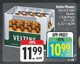 Pilsener Angebote von Veltins bei EDEKA Ansbach für 10,99 €