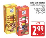 Aktuelle Ritter Sport Angebote bei EDEKA in Fürth Aktuelles mini Mix Knusper Mix Angebot bei EDEKA in Fürth ab 2,99 €