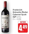 EDEKA Gerolstein - Entrecôte Merlot Cabernet Syrah Angebot im Prospekt Entrecôte Merlot Cabernet Syrah bei EDEKA im Gerolstein Prospekt für 4,49 €