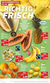 Ananas im Kaufland Prospekt "Aktuelle Angebote" mit 54 Seiten (Leipzig)