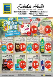 EDEKA Prospekt für Reken mit 24 Seiten EDEKA Prospekt für Reken: "Aktuelle Angebote", 24 Seiten, 15.09.2025 - 20.09.2025