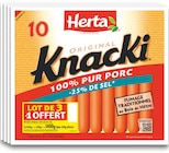 Knacki Original -25% de Sel x10 - HERTA en promo chez Intermarché Super Villeurbanne à 5,99 €