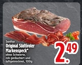 Original Südtiroler Markenspeck von Senfter im aktuellen EDEKA Prospekt für 2,49 €