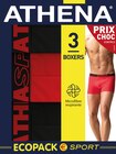 Boxers homme "Eco sport" - ATHENA en promo chez Carrefour Asnières-sur-Seine à 14,99 €