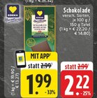 Vollmilch Haselnuss Schokolade Angebote von Edeka Herzstücke bei E center Mettmann für 1,99 €
