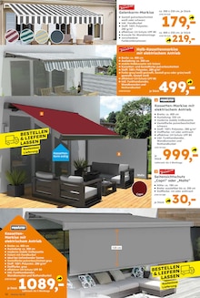 Sonnenschirm im Globus-Baumarkt Prospekt "Immer eine Idee besser" mit 24 Seiten (Bochum)
