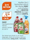 Handspülmittel von FAIRY für 1,49 € bei Müller im Angebot Handspülmittel von FAIRY im aktuellen Müller Prospekt
