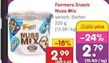 Nuss Mix Angebote von Farmers Snack bei Netto Marken-Discount Pforzheim für 2,79 €
