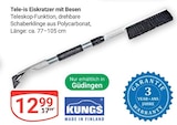 Tele-is Eiskratzer mit Besen von KUNGS für 12,99 € bei GLOBUS im Angebot Tele-is Eiskratzer mit Besen von KUNGS im aktuellen GLOBUS Prospekt
