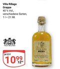 Grappa Angebote von Villa Rillago bei GLOBUS Bad Kreuznach für 10,99 €