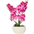 Orchidée artificielle en pot - Action - Action Orchidée artificielle en pot - Action à 13,95 € dans le catalogue Action