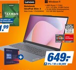 Notebook IdeaPad Slim 3 Angebote von Lenovo bei expert Fürth für 649,00 €