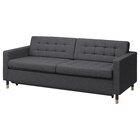 3er-Bettsofa Gunnared dunkelgrau/Holz Gunnared dunkelgrau/Holz Angebote von LANDSKRONA bei IKEA Oldenburg für 899,00 €