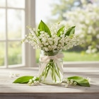 Pot de Muguet 3 griffes en promo chez Carrefour Villeurbanne à 4,99 €