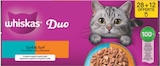 Pâtée pour chat adulte Duo Terre et mer en gelée - WHISKAS dans le catalogue Intermarché Super