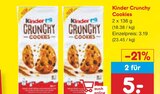 Crunchy Cookies Angebote von Kinder bei Netto Marken-Discount Dachau für 3,19 €