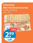 Mini-Rostbratwürstchen von Ostermeier im aktuellen V-Markt Prospekt für 2,99 €