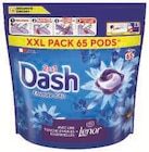 Lessive dash pods - Dash en promo chez Super U Pierrefitte-sur-Seine à 18,69 €