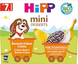 Mini Desserts Bananen Kakao Creme ab dem 7. Monat (4x100 g) von HiPP für 1,95 € bei dm-drogerie markt im Angebot Mini Desserts Bananen Kakao Creme ab dem 7. Monat (4x100 g) von HiPP im aktuellen dm-drogerie markt Prospekt