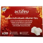 Cubes individuels allume-feu - ACTIFEU en promo chez Carrefour Cubes individuels allume-feu - ACTIFEU dans le catalogue Carrefour